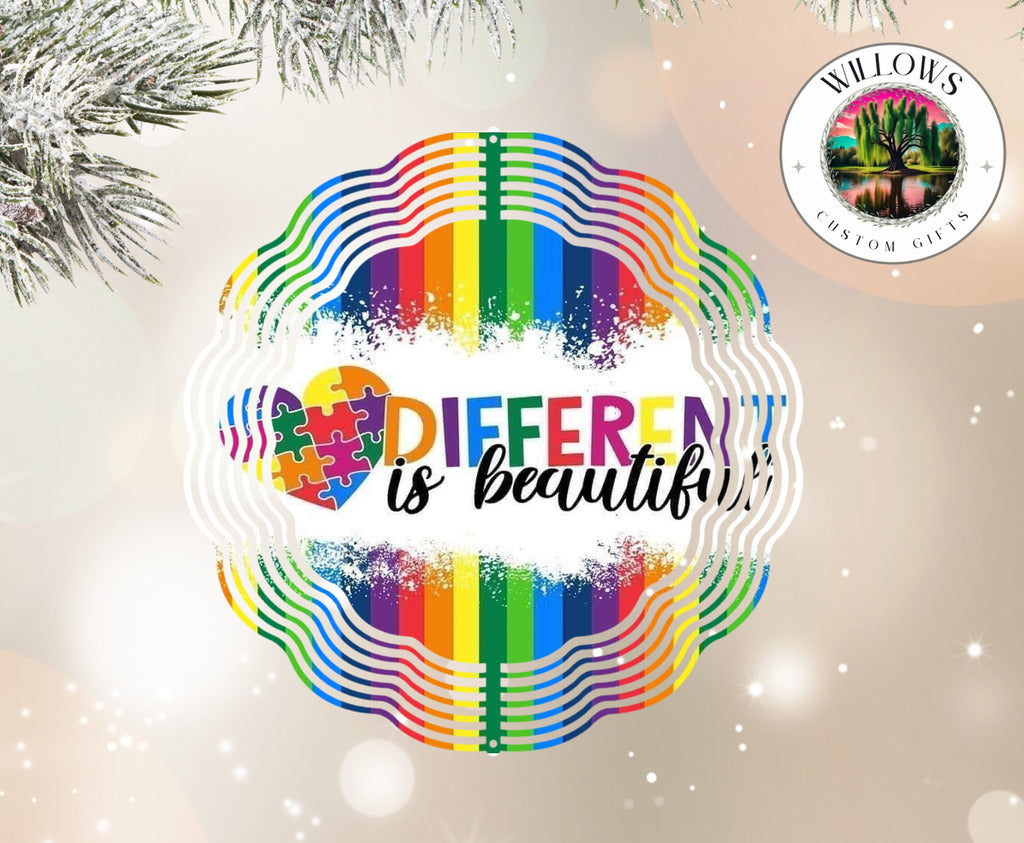 Autism - Different Is Beautiful - Colourful