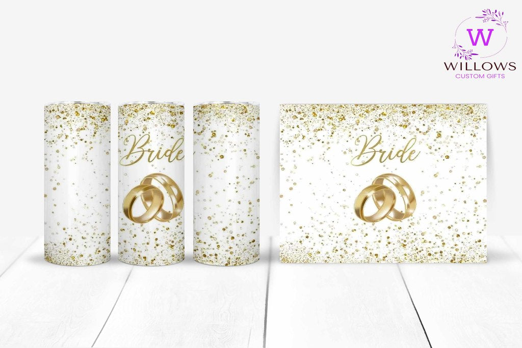 Bride - Gold Writing & Rings