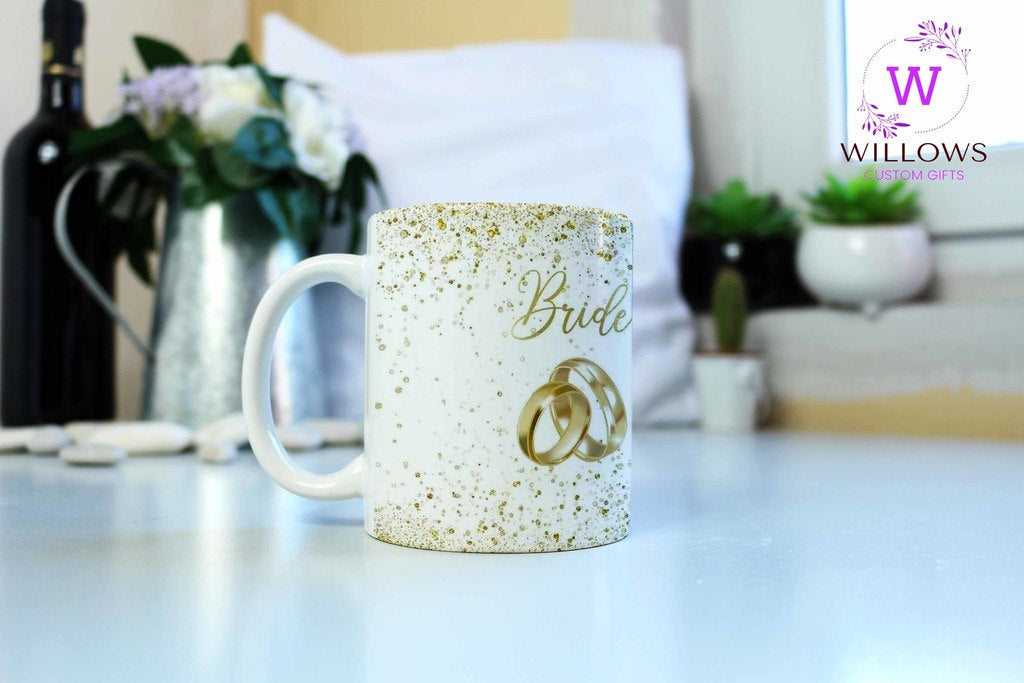 Bride - Gold Writing & Rings