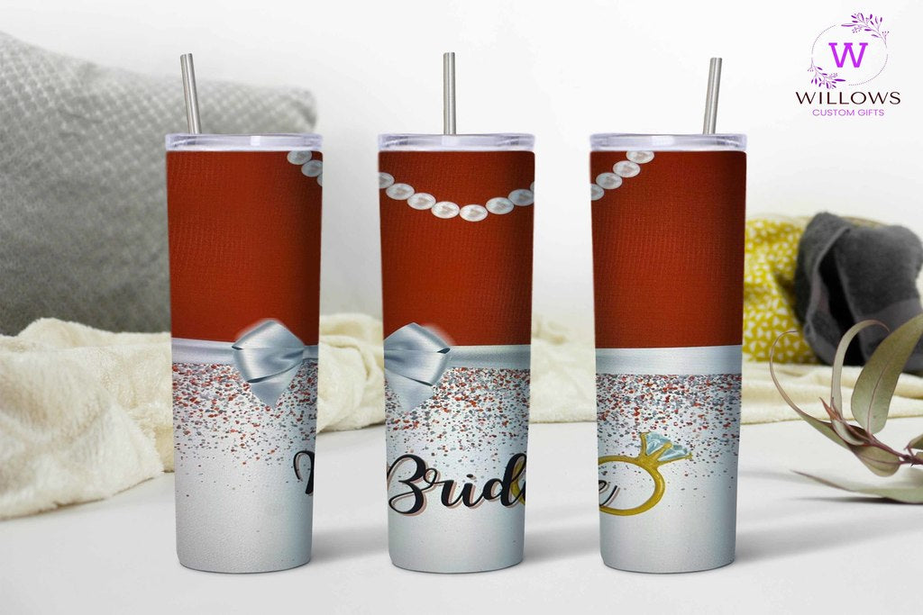 Bride - Red, Ribbon & Pearl