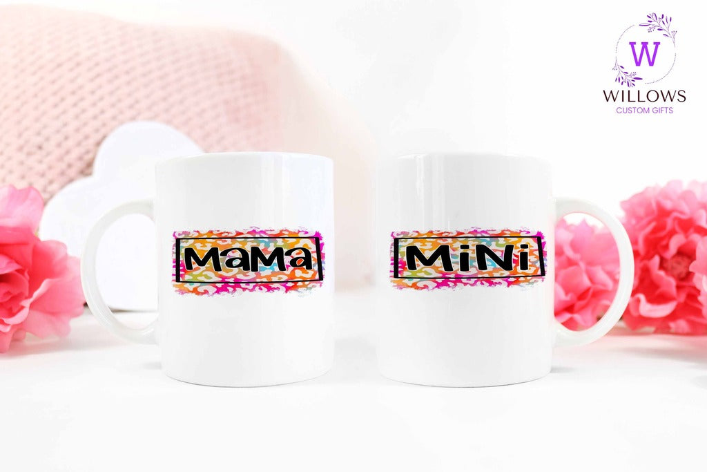 Mama & Mini - Rainbow Leopard - Light