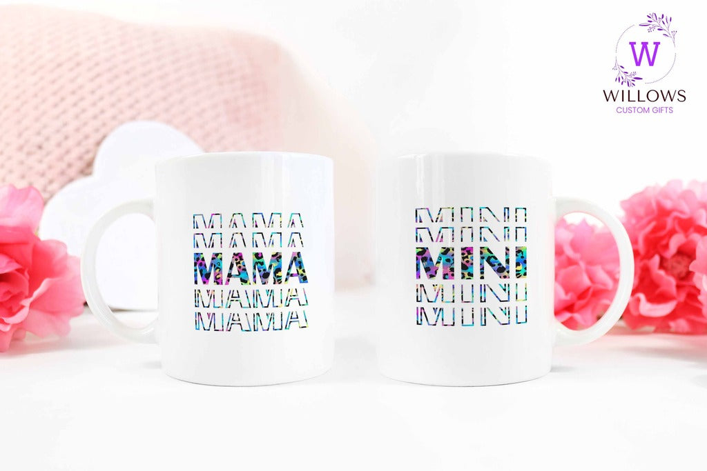 Mama & Mini - Word - Dark Colours